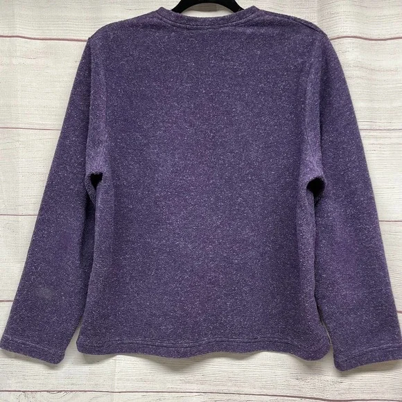 Eddie Bauer Men's First Ascent Black 1/2 Zip Fleece Sweatshirt Size M - Picture 6 of 9